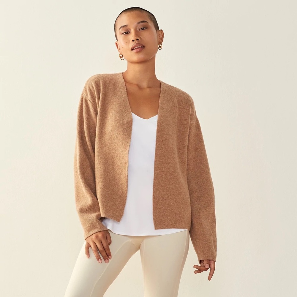 Aday Soft Landing Jardigan in Caramel - Large